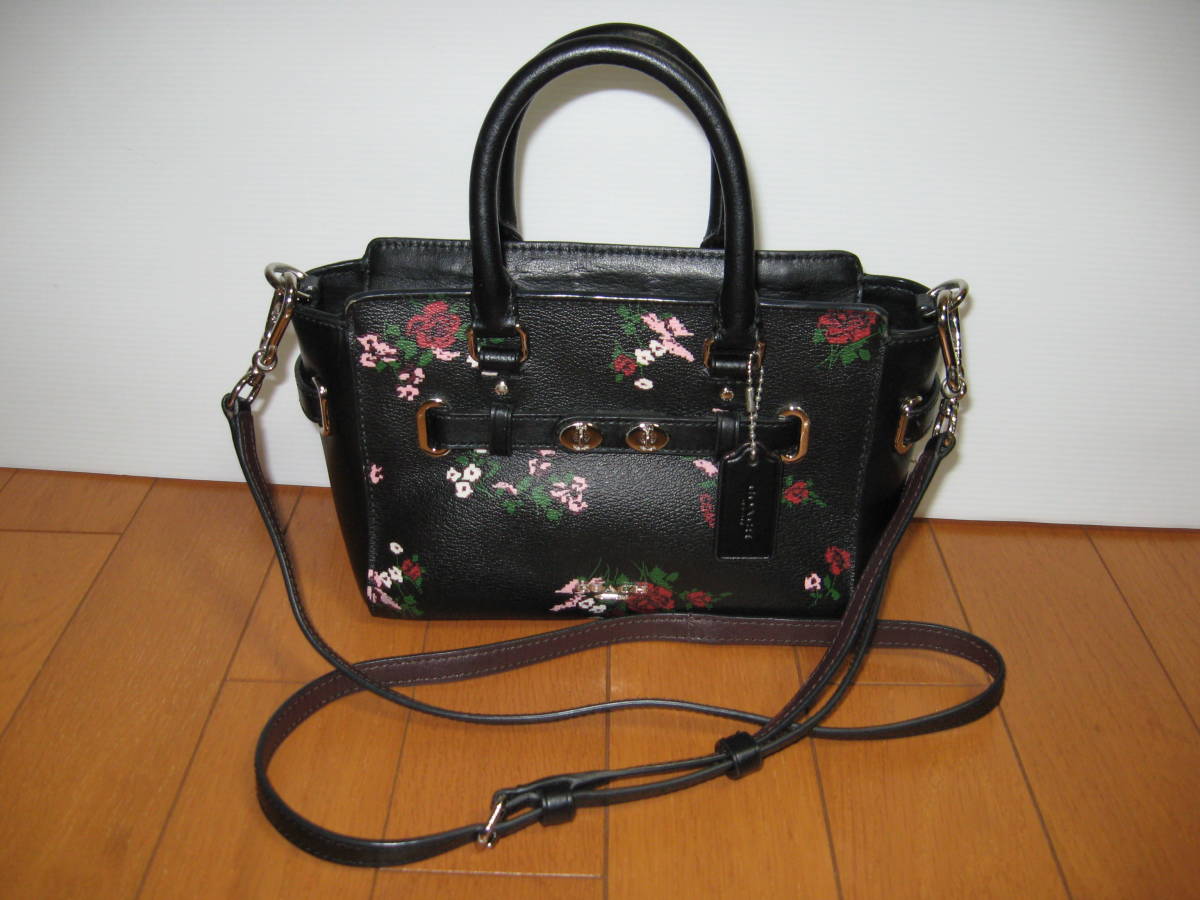 激安通販 美品即決コーチ レア COACH スワッガー20/ミニキャリーオール