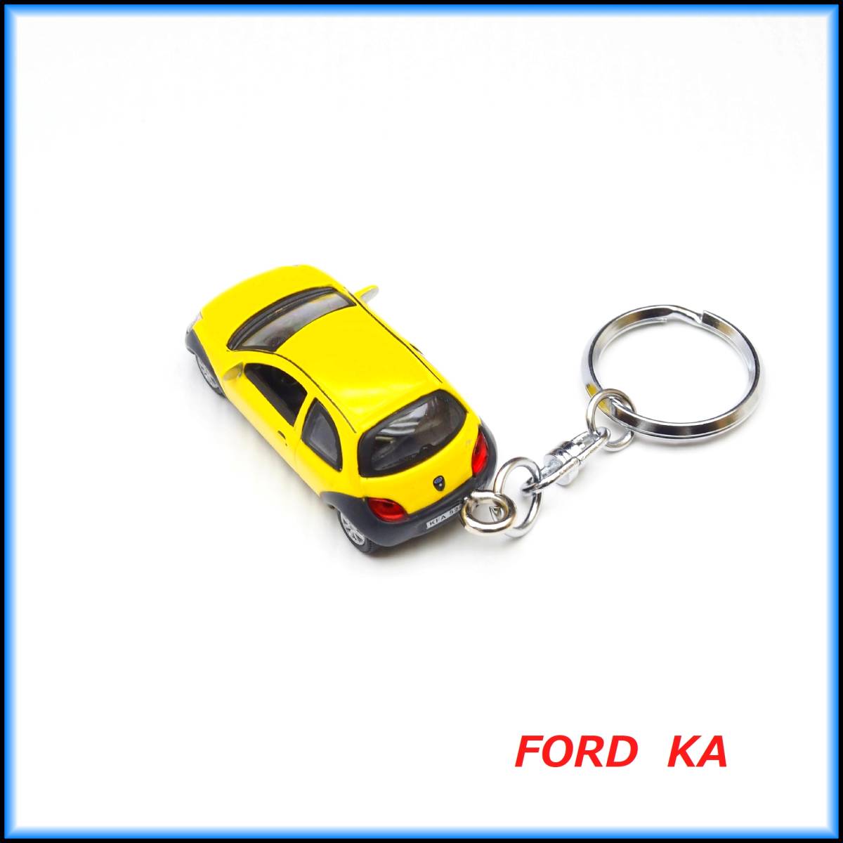 フォード FORD KA ミニカー ストラップ キーホルダー エアロ ホイール マフラー グリル ミラー ライト 車高調 バンパー シート ハンドル_画像5