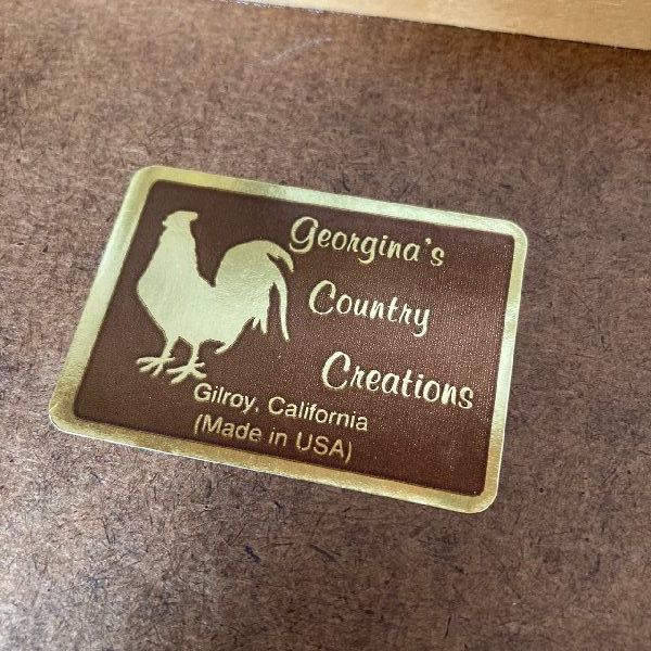 ≫USA ヴィンテージ*georgina's country creations*チャールズ・ワイソッキー*ウォール アート*飾り*アメリカン ビンテージ*アンティーク_画像6