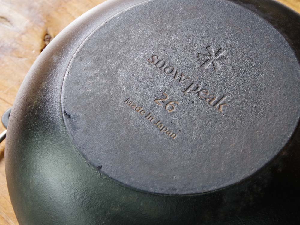 スノーピークSnowPeak和鉄ダッチオーブン26アウトドアクッカーキャンプ鉄器鉄鍋調理器具の画像5