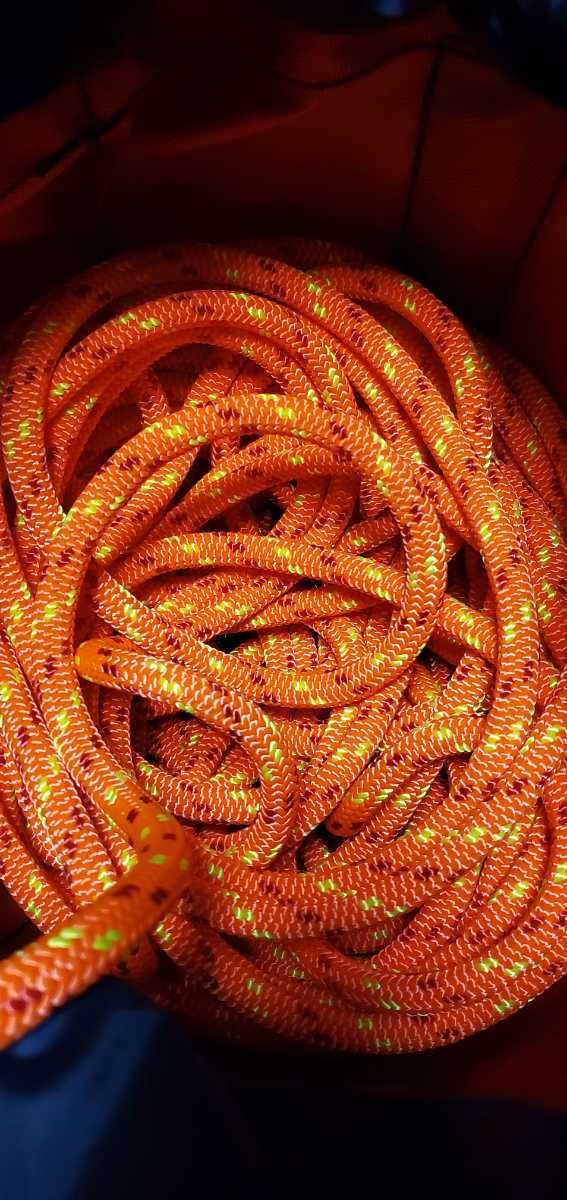PETZL FLOW ROPE 11.6mmpetsuru flow rope tree climbing Arborist (Orange 35)