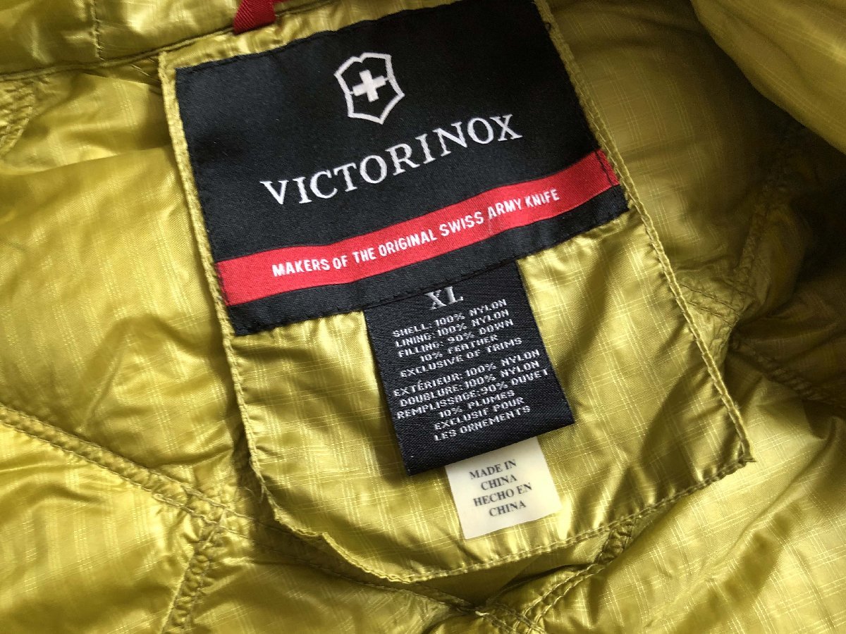 ■　VICTORINOX ビクトリノックス ダイヤキルト ダウンジャケット コート XLサイズ メンズ　 ★_画像4