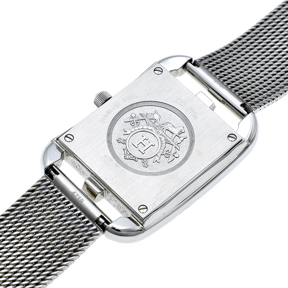 HERMES エルメス CC1.210a ケープコッド QZ クォーツ レディース腕時計