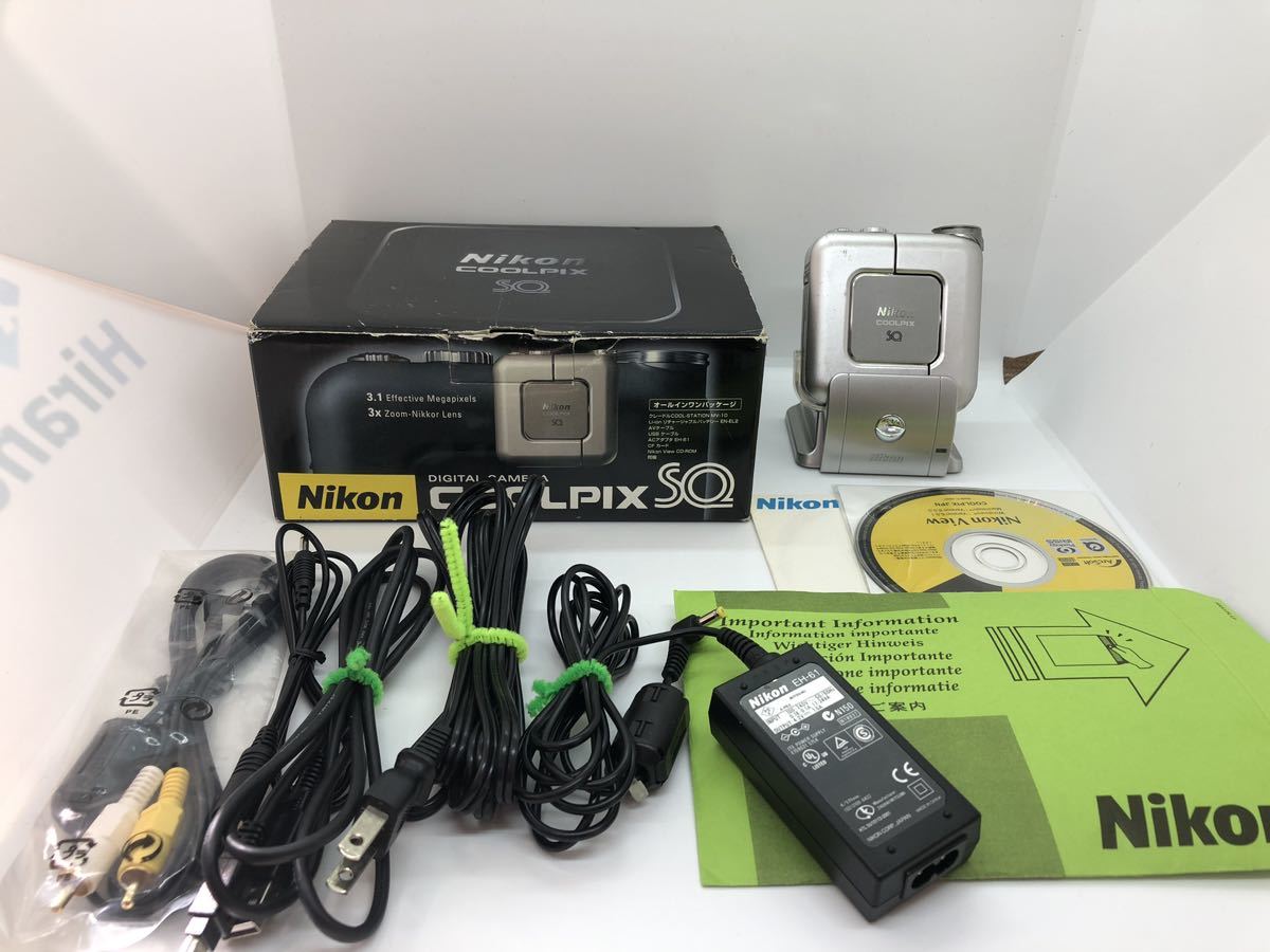 ますので 【動作品】Nikon ニコン COOLPIX SQ クールピクス コンパクト