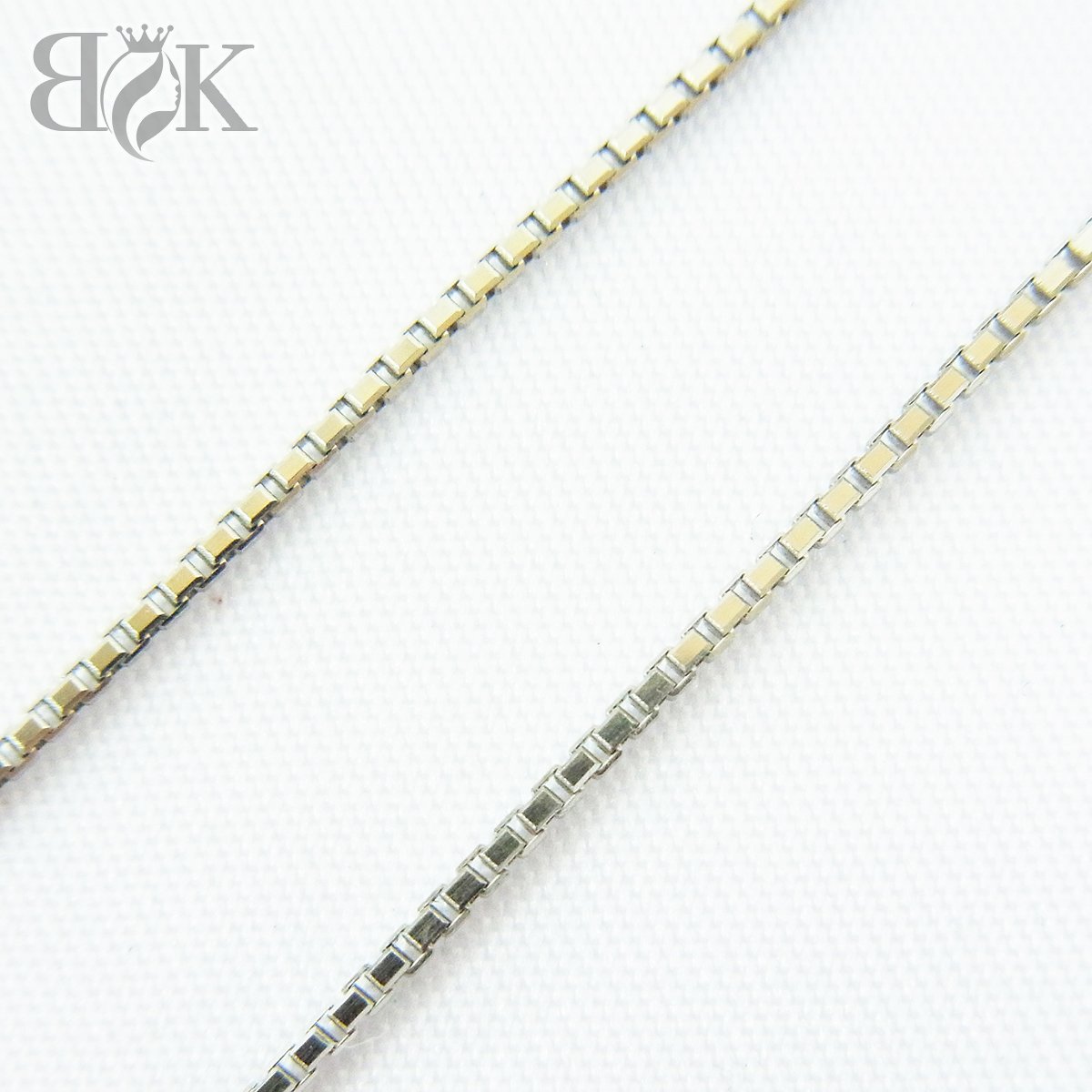 本日の目玉 プラチナ ベネチアンチェーン ネックレス 40cm 幅1.0mm