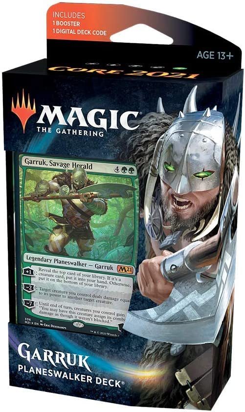 【新品】MTG マジック：ザ・ギャザリング 基本セット2021 プレインズウォーカーデッキ ガラク（英語版）_画像1