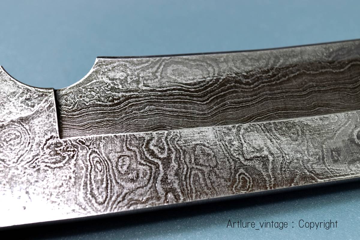 VINTAGE KNIFE BEAR MGC CUTLERY DAMASCUS 502D(y1641mc) 15INCH オリジナルボックス入り 1990年代入手_画像8