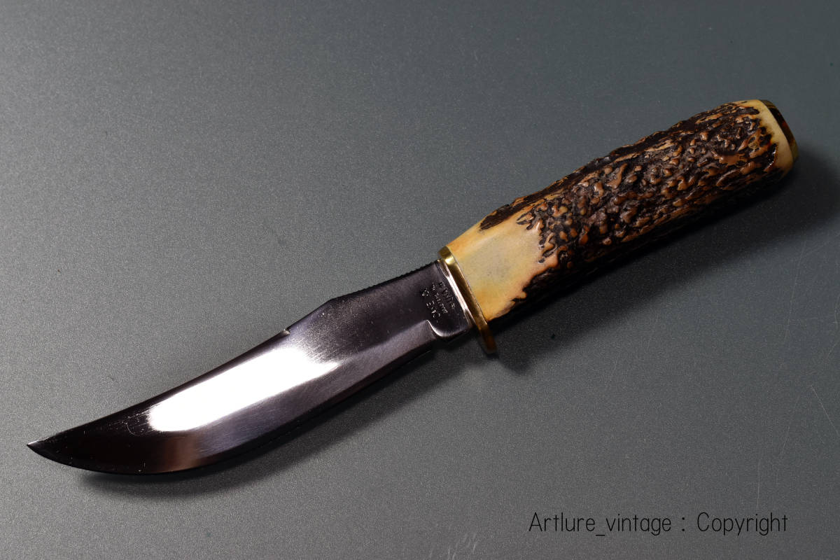 VINTAGE KNIFE CASE XX STAG HUNTER 523SSP 1991 USA MADE 鹿角 VINTAGE KNIFE CASE XX STAG HUNTER 523SSP 1991 USA MADE 鹿角