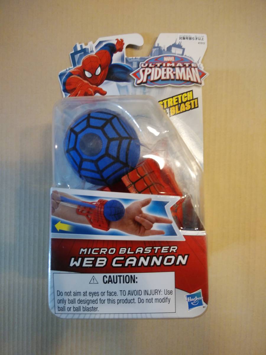  Spider-Man micro * web * blaster HASBRO SPIDER-MAN is zbro figure toy ma- bell MARVEL Avengers 