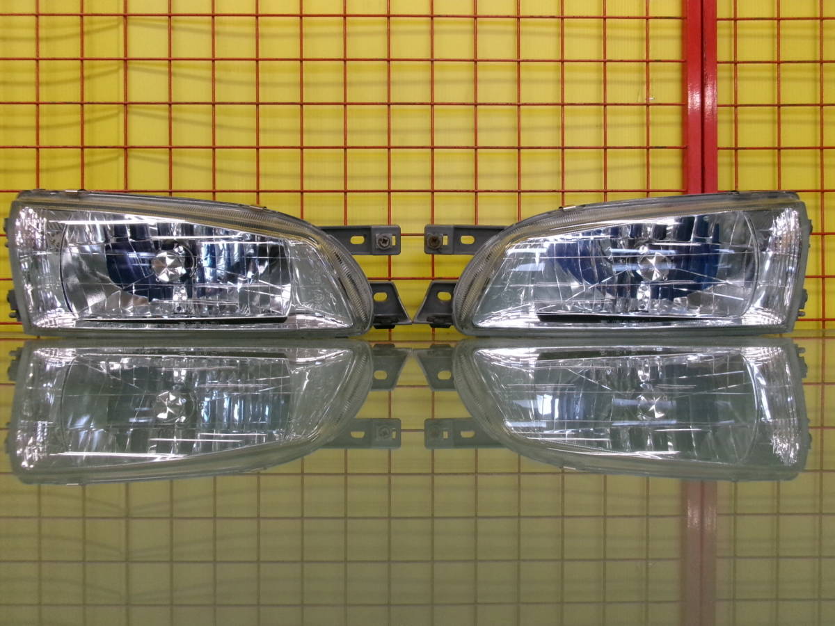 得価 スバル インプレッサ gc8 wrx sti 純正ヘッドライト左右 9LdZb