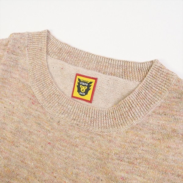 HUMAN MADE ヒューマンメイド 23SS LINEN-BREND KNIT SWEATER ニット ピンク Size 【XL】 【新古品・未使用品】 20757291_画像4