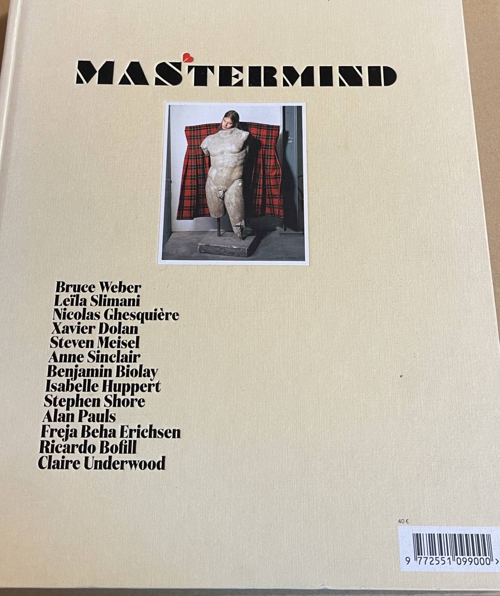 独特の素材 MASTERMIND 01 STEPHEN SHORE BRUCE WEBER COMME DES