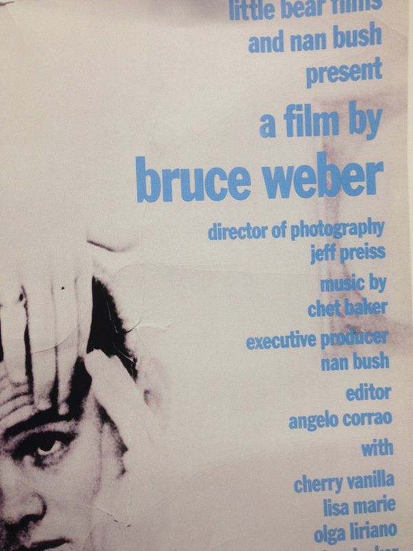 【GW今だけ価格！】Let's Get Lost poster / Bruce Weber / P1 / chet baker　◆05/2_1_画像2