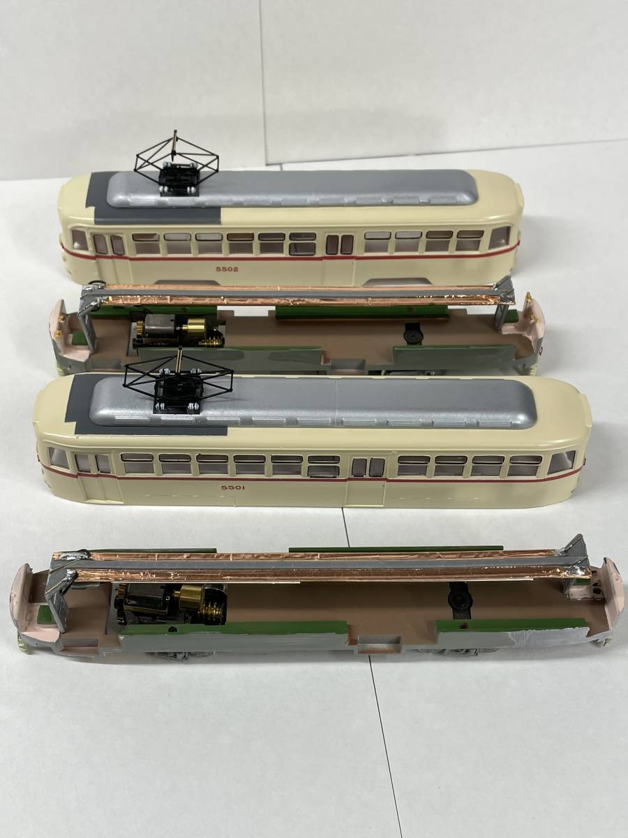 Yahoo!オークション - 自作 東京都電 都電 5500形 5501号 と Yahoo!オークション - 自作 東京都電 都電 5500形 5501号 と