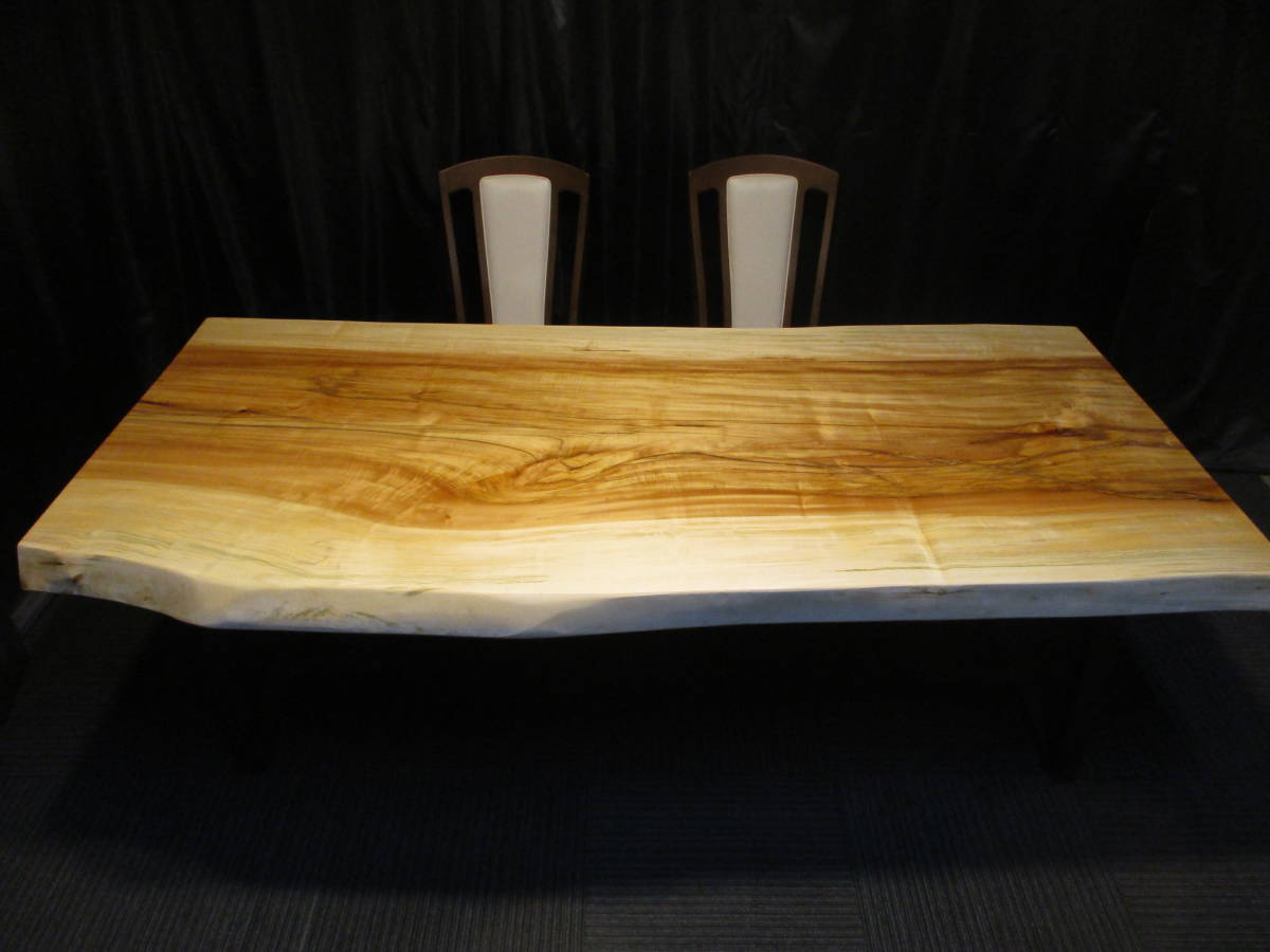 割引純正 トチ 栃 カウンター 一枚板 杢 高級 カウンターテーブル