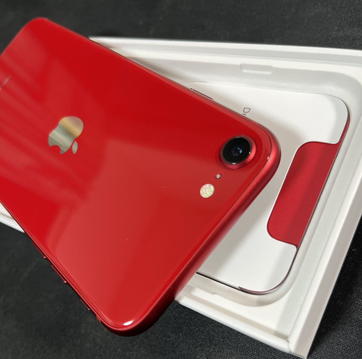 SIMフリー iPhone SE 第3世代 64GB Red 赤 付属品 箱付き バッテリー 