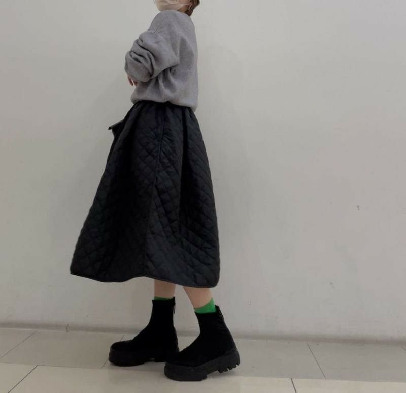 再販なし 入手困難 新品 gypsohila Quilt Skirt キルティング スカート