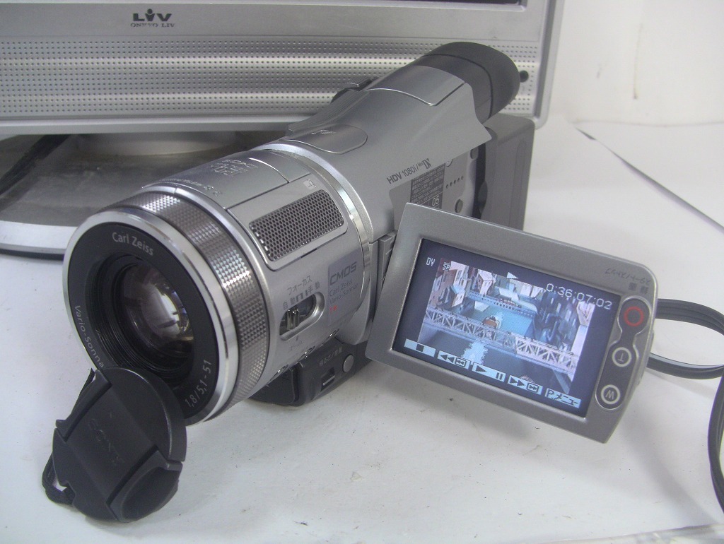 MiniDVテープ再生できます SONY HDVビデオカメラ HDR-HC1 MiniDVテープ再生できます SONY HDVビデオカメラ HDR-HC1