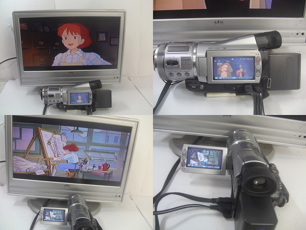 MiniDVテープ再生できます SONY HDVビデオカメラ HDR-HC1 MiniDVテープ再生できます SONY HDVビデオカメラ HDR-HC1