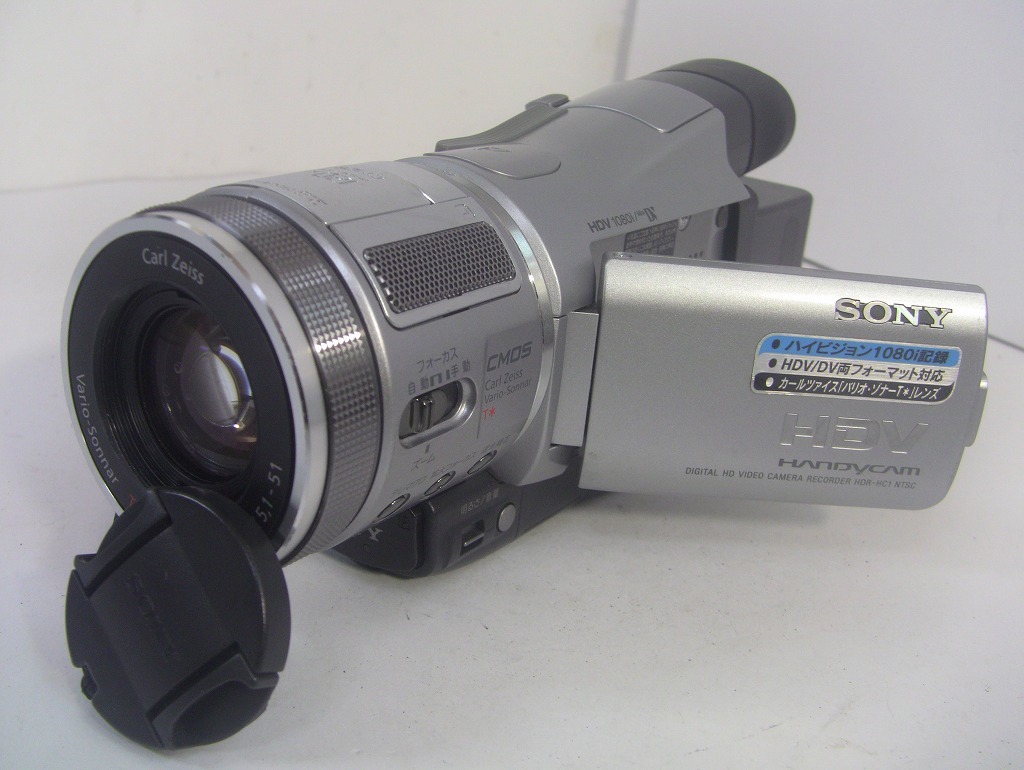 MiniDVテープ再生できます SONY HDVビデオカメラ HDR-HC1 MiniDVテープ再生できます SONY HDVビデオカメラ HDR-HC1