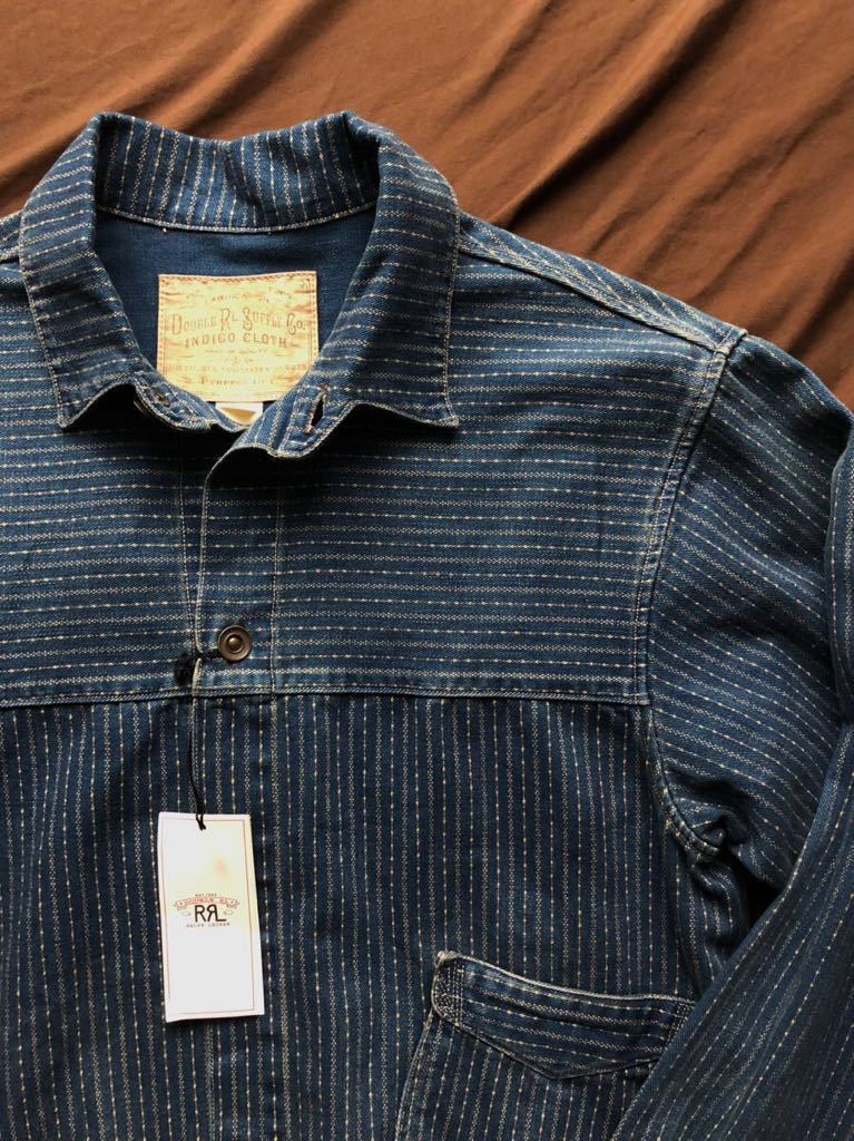 傑作】新品 RRL WAGNER WABASH STRIPE DENIM JACKET ダブルアールエル