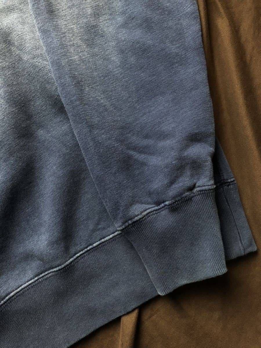 名作】美品 RRL INDIGO SLEEVE SWEAT ダブルアールエル ネイティブ