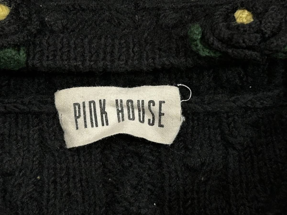 * Pink House PINK HOUSE bonbon flower hood knitted cardigan BJBC.B