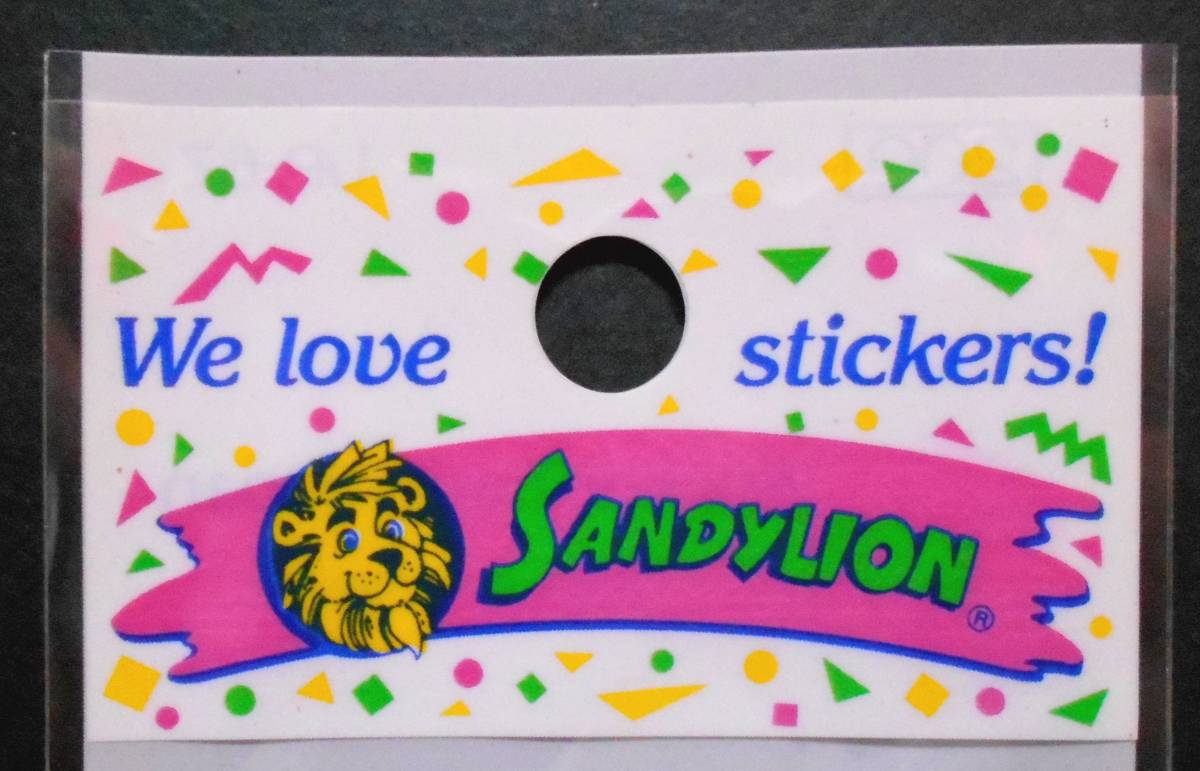 【レア!!】 サンディライオン てんとう虫 プリズム 1シート 虫 昆虫 赤 シール ステッカー カナダ SANDYLION Sticker (18)_画像4