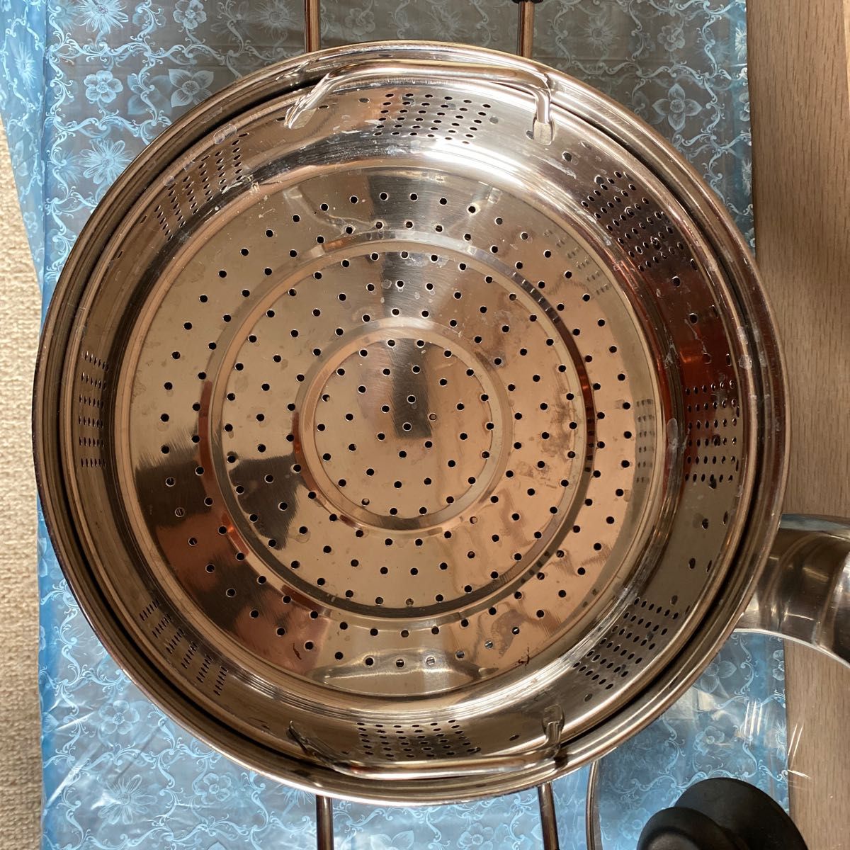蒸し器　 両手鍋 ステンレス製 パスタ鍋カレー鍋