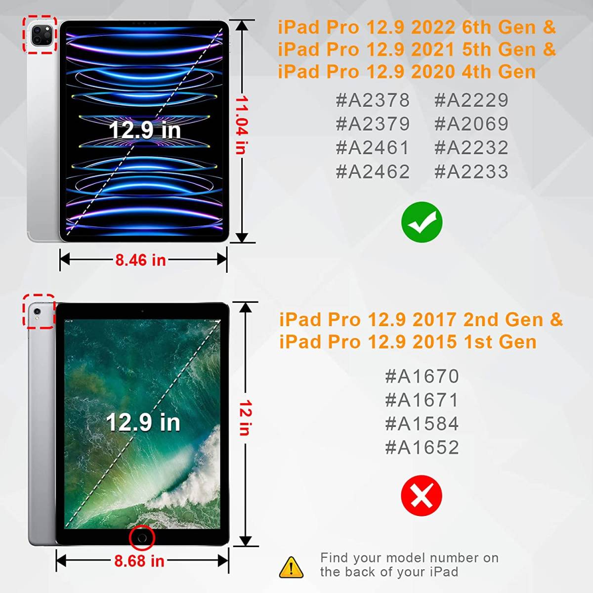 ブラック 透明バック iPad Pro 12.9 第6世代 ( 2022 / 2021 / 2020 / 2018 ) Pencil 2対応 オートスリープ / ウェイク対応 ケース カバー_画像9