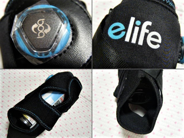 i- жизнь e-life для лодыжки высокофункциональный высокая эффективность опора * левый пара шея оборудован для чёрный цвет размер S[ соответствующий пара шея вокруг 15~20.] BOA система вентиляция функция 