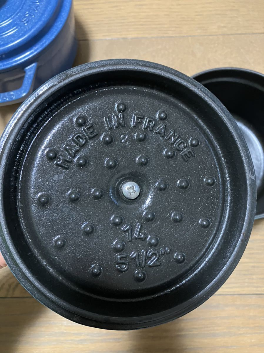 ストウブ ピコ　ココット　ラウンド　ミント　14cm staub 限定カラー_画像2