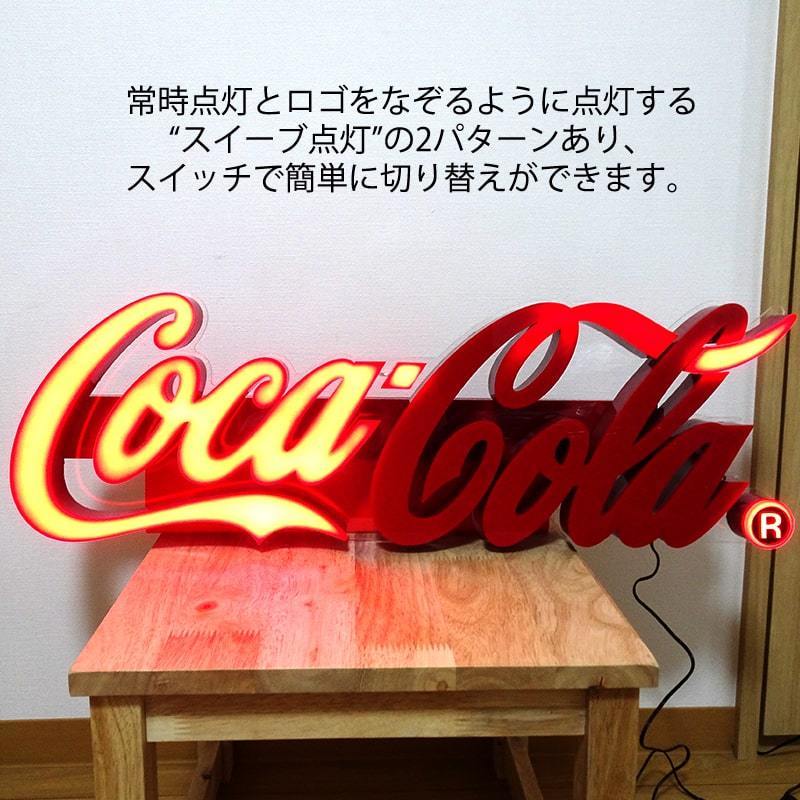 コカ・コーラ LEDライト ガレージ 看板 ネオン レタリングサイン 電飾