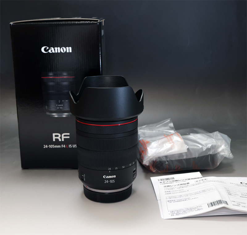 最も信頼できる Canon RF24-105mm f4 L is USM おまけ付き