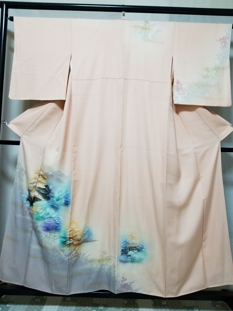 12月スーパーSALE 15%OFF】 【桐輪】着用感なし*美品{正絹*袷仕立*付