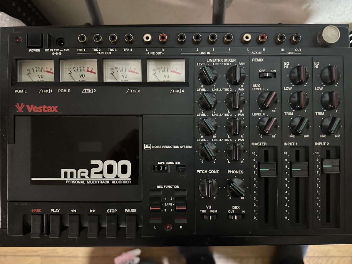 使い勝手の良い Vestax MR200 マルチトラックレコーダー 整備動作品