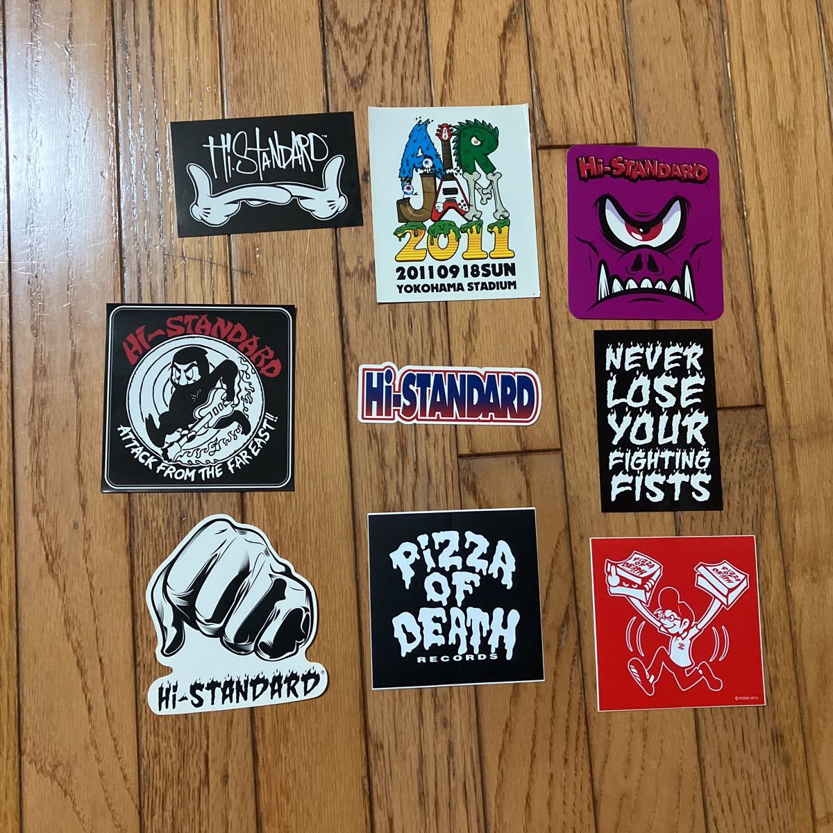 オープニング PiZZA OF DEATH Ken yokoyama ステッカーセット dinogrip.com