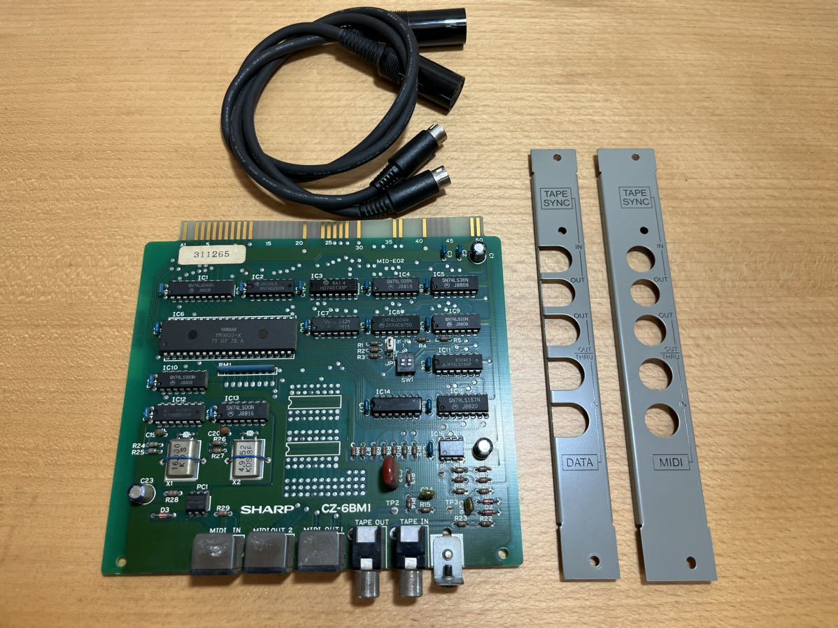 超人気新品 X68000 CZ-6BM1 SHARP 純正 X68000用純正MIDIボード(CZ
