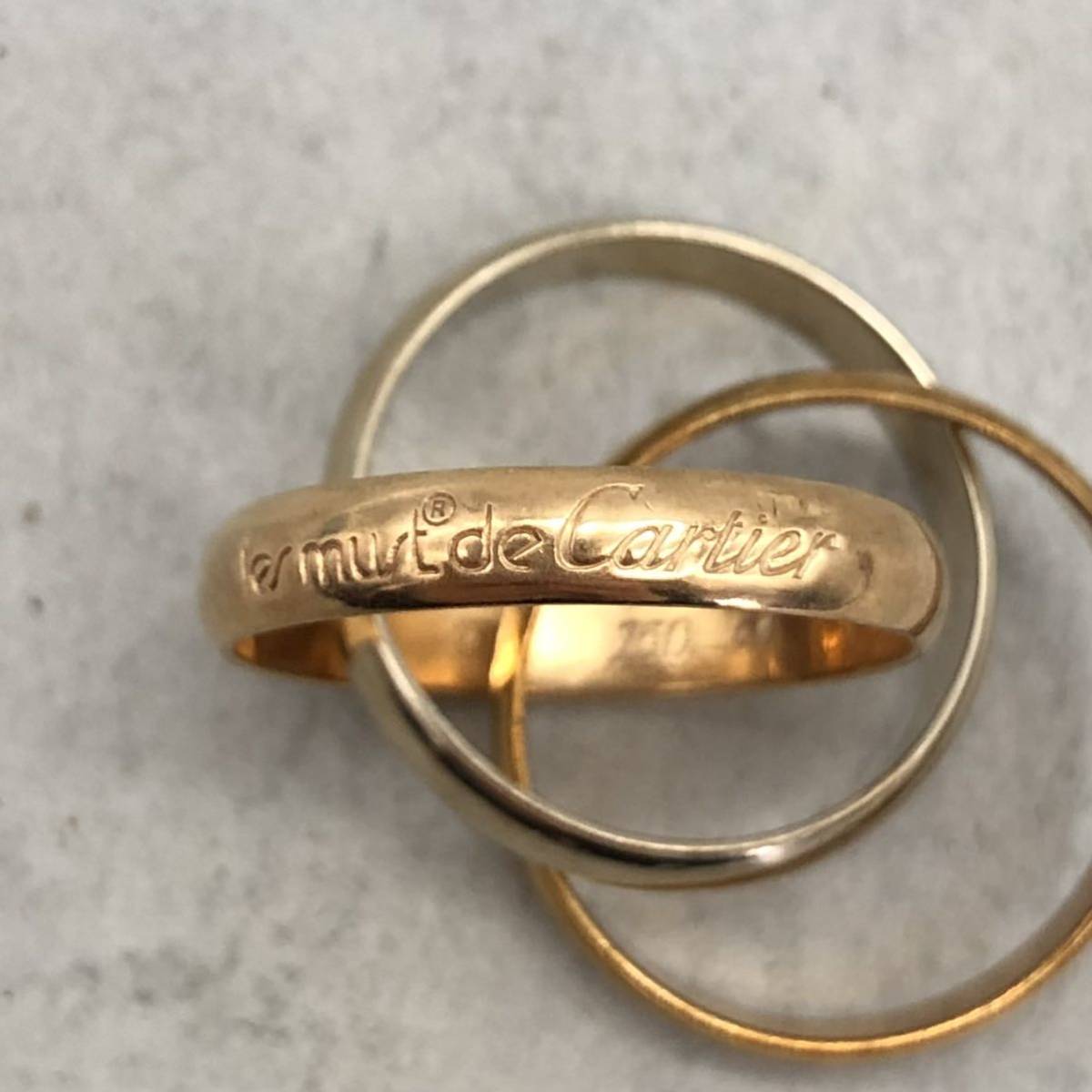 FN7952S【1000円スタート!!】Cartier カルティエ トリニティ リング