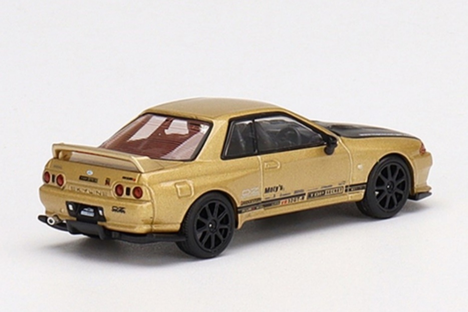 即決！ ミニGT 1/64 トップシークレット 日産 スカイライン GT-R VR32 トップシークレットゴールド 右ハンドル 日本限定品 新品・未開封品_画像5