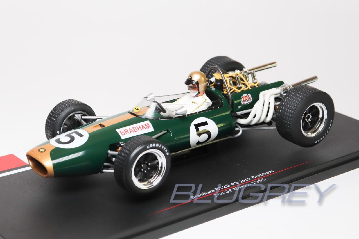 MCG 1/18 ブラバム F1 BT20 #5 ジャック・ブラバム メキシコGP 1966 Brabham モデルカーグループ 18608F