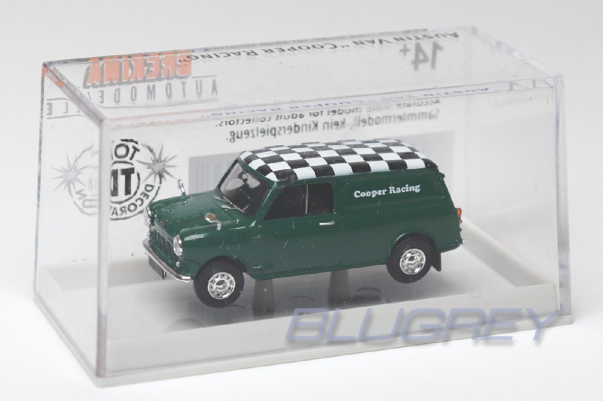 ブレキナ 1/87 ミニ バン クーパー レーシング グリーン BREKINA Mini Van RHD Cooper racing HOスケール_画像4