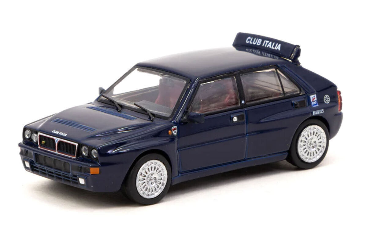 ターマックワークス 1/64 ランチア デルタ HF インテグラーレ クラブ イタリア ブルー Tarmac Lancia Delta HF Intergrale Club Italia_画像1