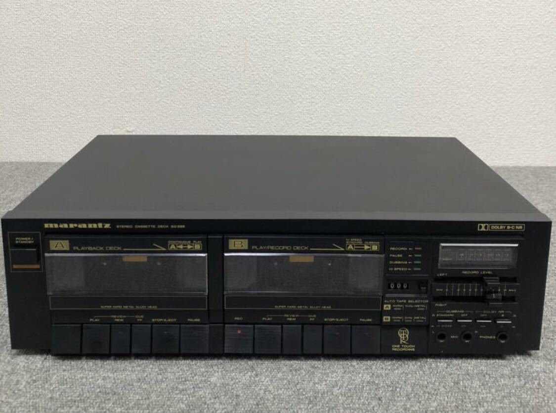 Marantz SD255 ダブルWカセットデッキ マランツサウンド J-245_画像1