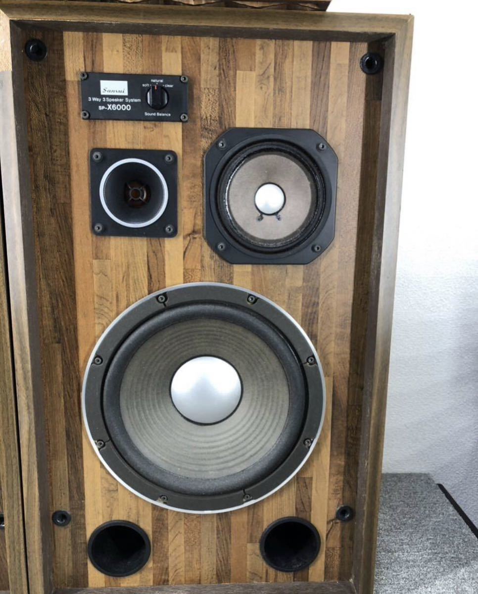 希少 ヴィンテージスピーカー SANSUI SP-X6000 希少 ヴィンテージスピーカー SANSUI SP-X6000