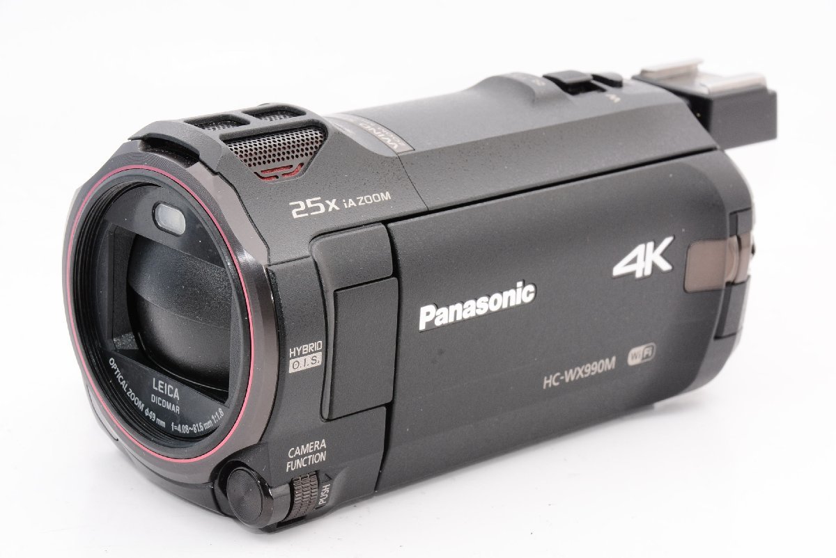 外観特上級】パナソニック デジタル4Kビデオカメラ WX990M 64GB ワイプ
