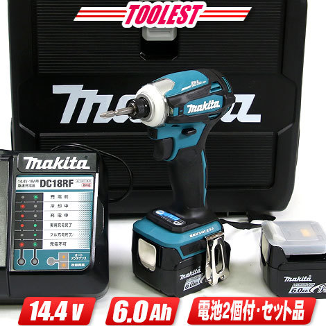 新作得価】 ヤフオク! - マキタ 14.4V 6.0Ah 充電式インパクト