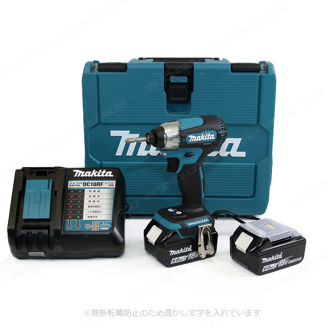 マキタ 18V 充電式インパクトドライバ(青)TD157DRGX 6.0Ah Li-ion