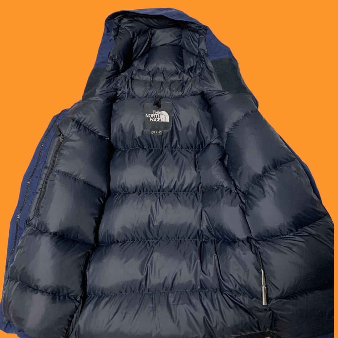 GORE-TEX THE NORTH FACE ノースフェイス マウンテンダウンジャケット S メンズ ND91737 ネイビー_画像8