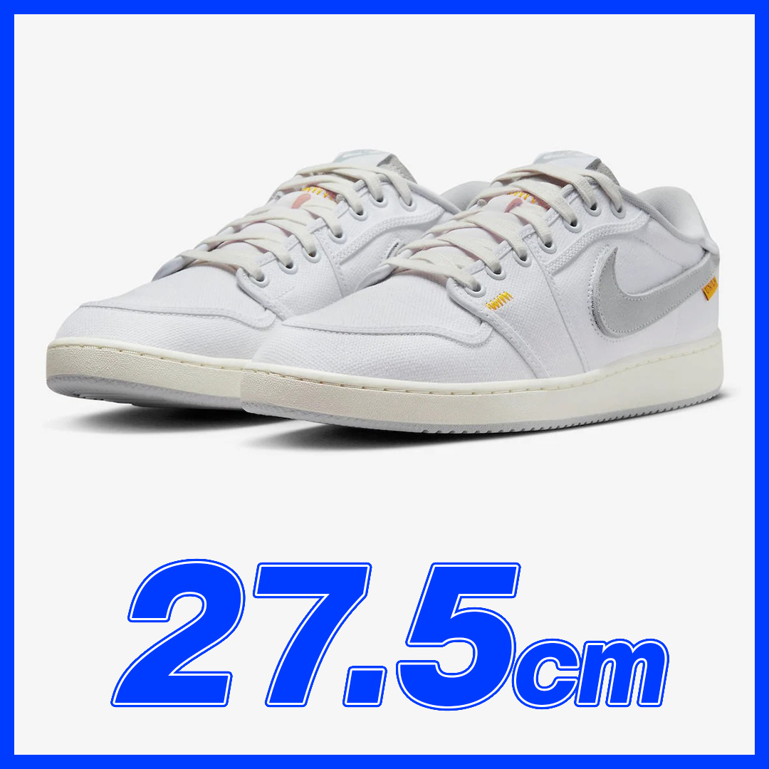 1855　UNION LA × NIKE AIR JORDAN 1 LOW KO LOW(WHITE)27.5ｃｍ/ユニオンジヨーダン1LOW　27.5ｃｍ_画像1